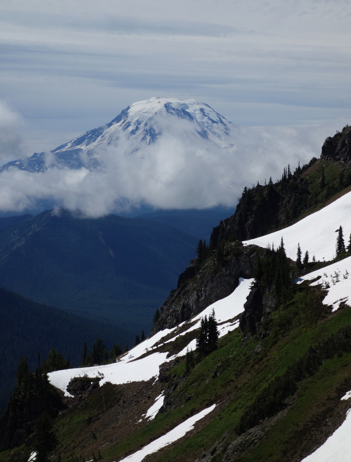 Mt Adams from Goat Lake