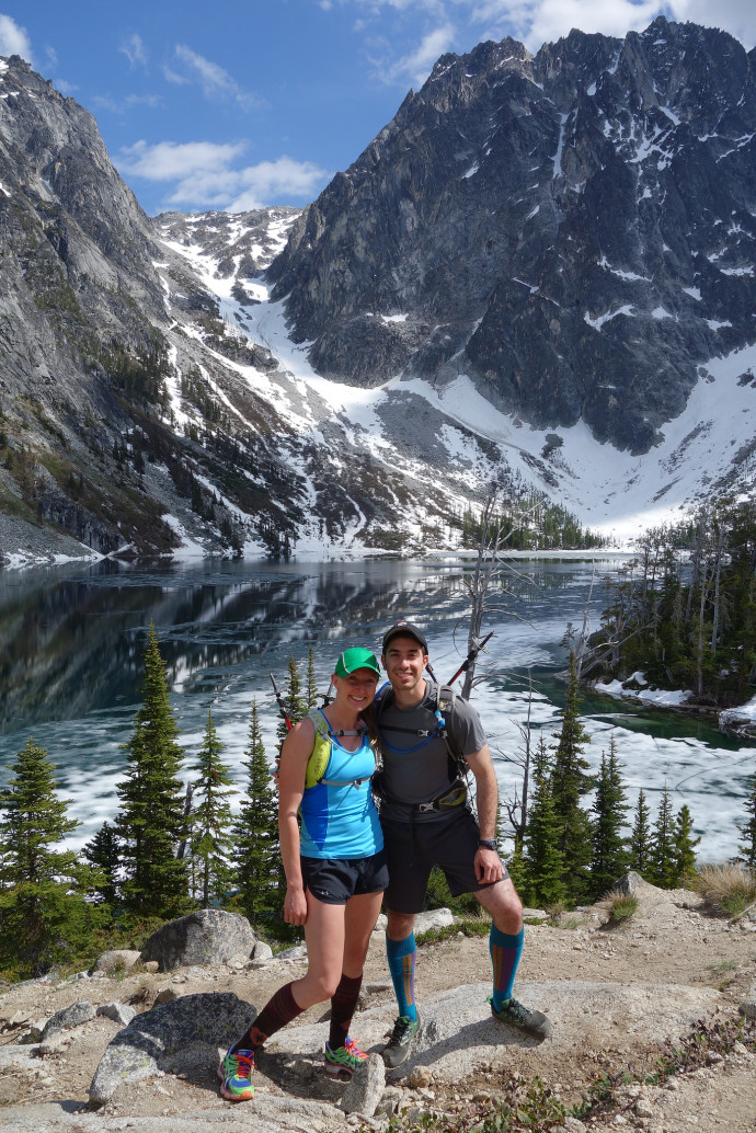 Us in front of Colchuck Lake