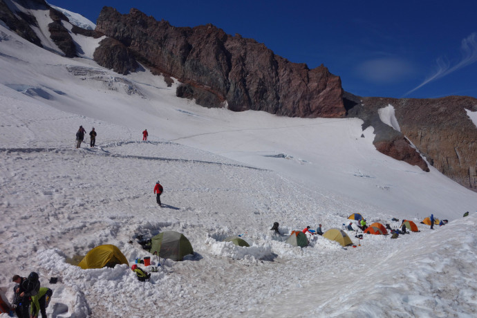 Camping at Muir. Tons of people.