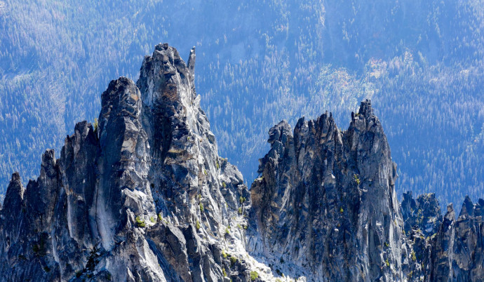 Nightmare Needles, viewed from the Little Annapurna