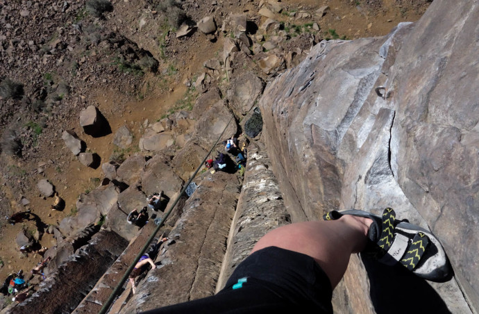 Looking down from the top of Vantage Advantage.