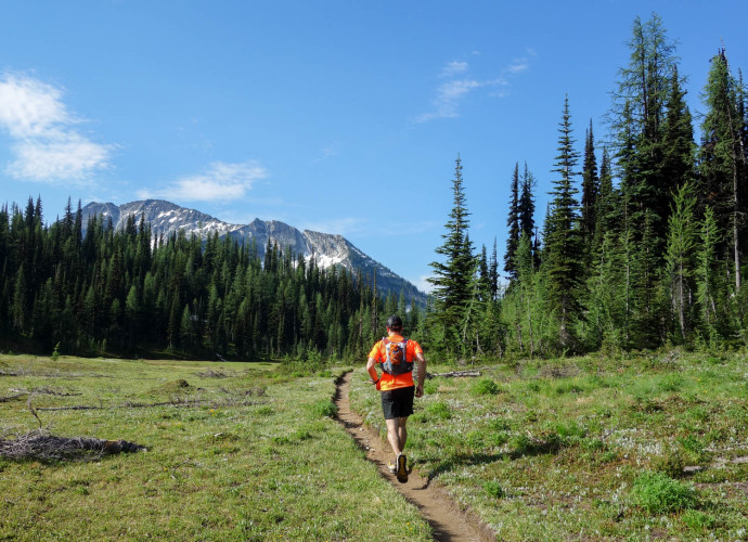 McAlistair Pass - fun running. 