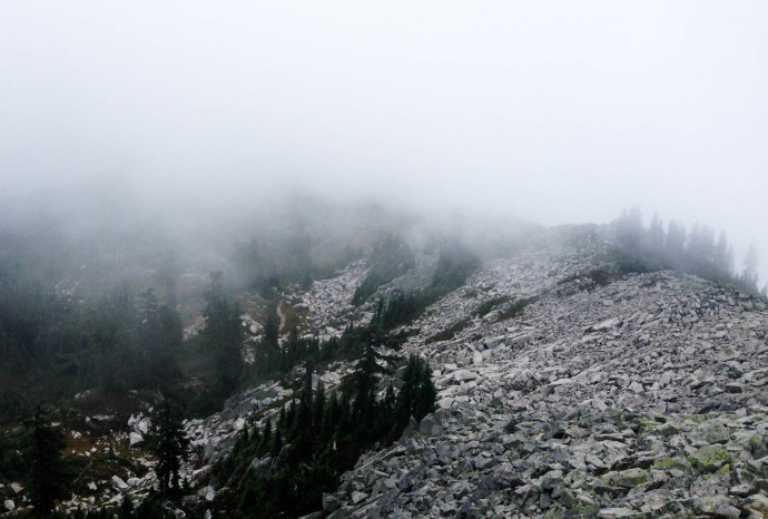 Impressive views from the summit of Granite. Sort of. 