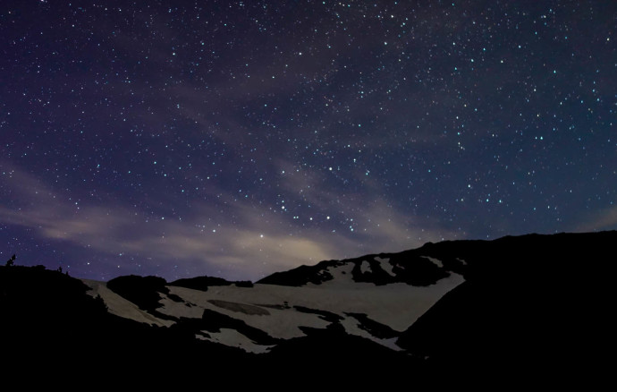 The night sky - the star-viewing was better than the fireworks-viewing