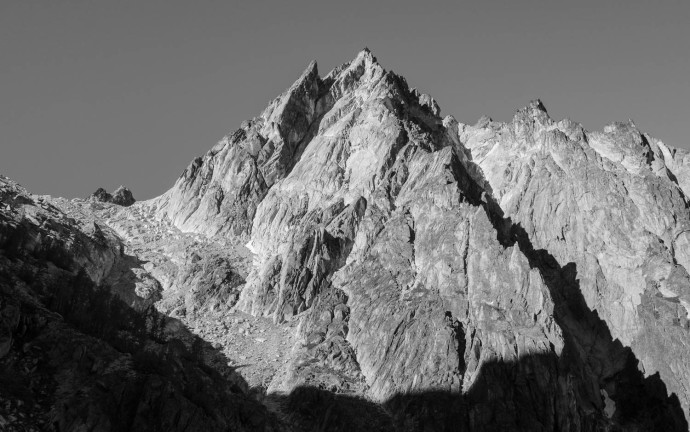 Dragontail Peak, as viewed from Aasgard Pass