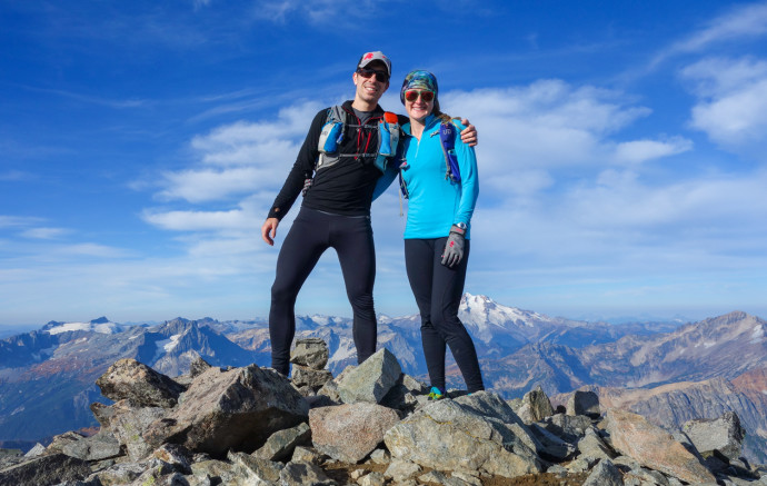 On the summit of Maude!