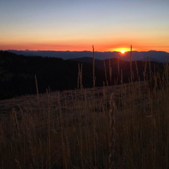 Sunset from Jackson Gap! 